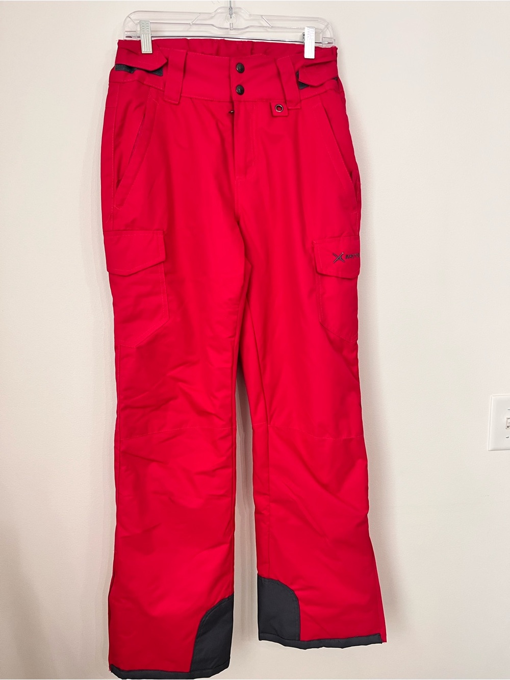 Arctix Snow Skiing Lined Pants Pink Gray Women’s M Long Winter Activewear Sports